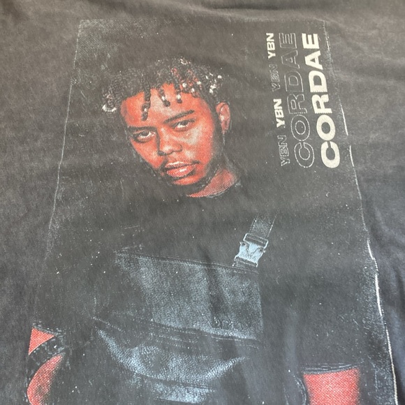 EUC Cordae The Lost Boy In America Tour Shirt Medium YBN RARE Rap Hiphop Music - Picture 4 of 7